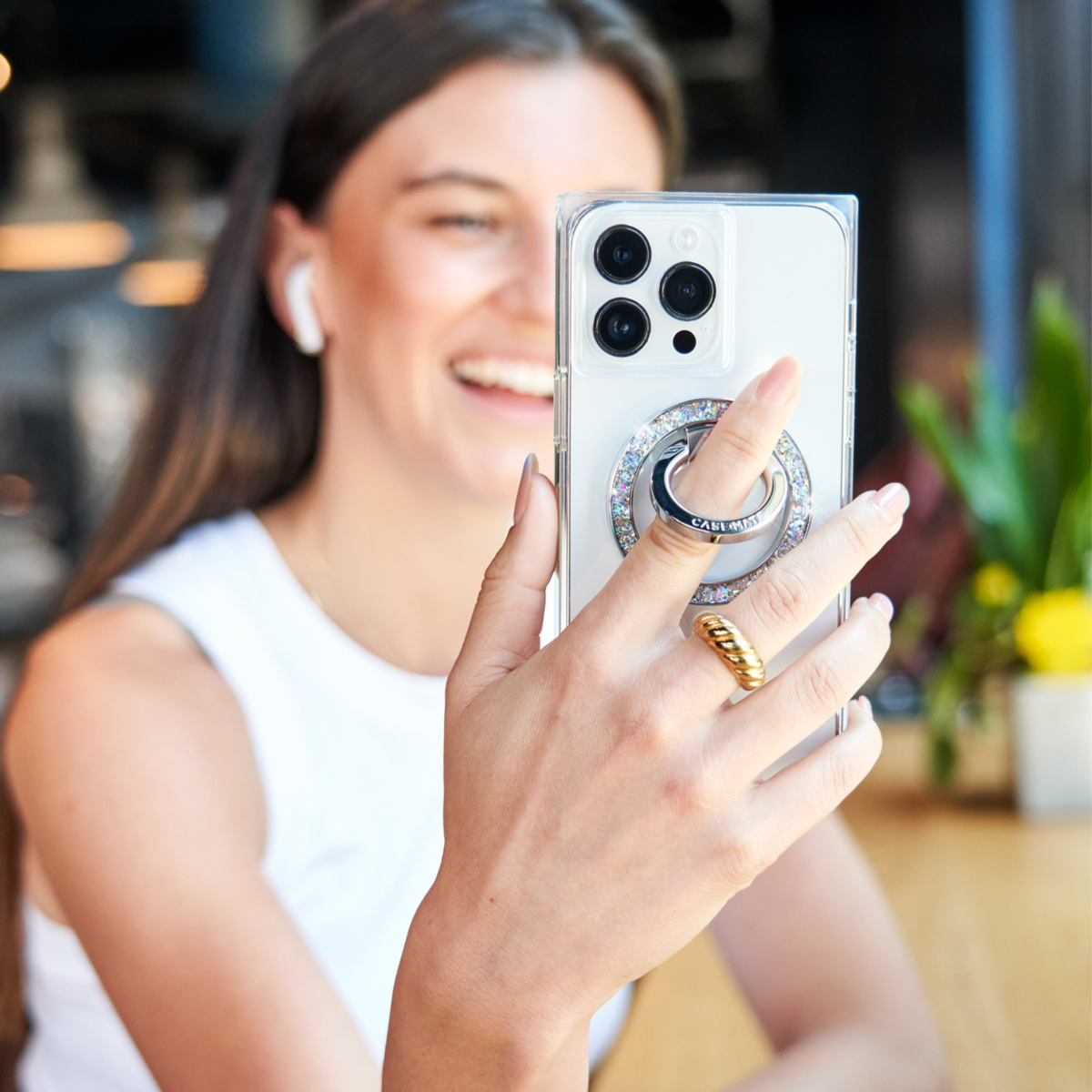 Case-mate - Magsafe Magnetic Ring Stand - Twinkle Disco