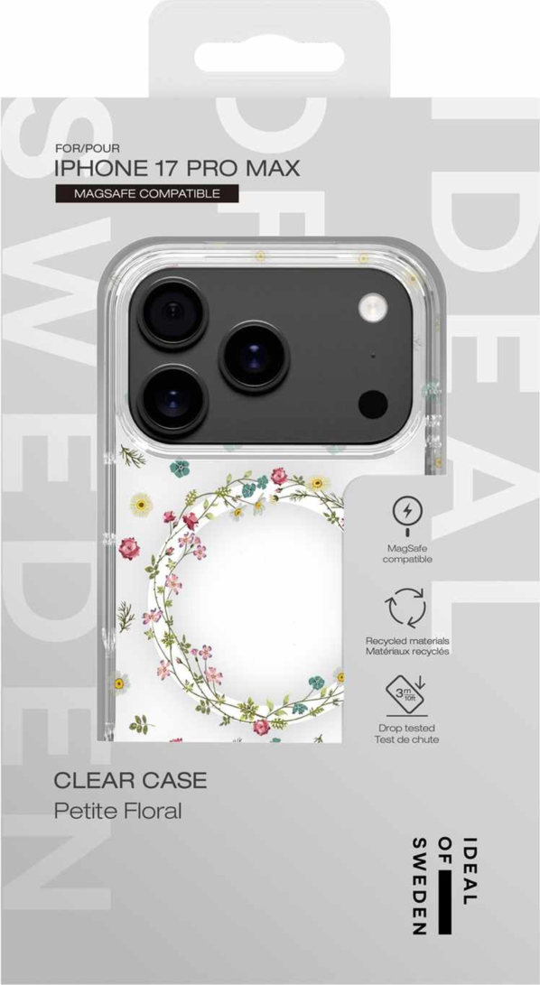 Ideal of Sweden - Coque MagSafe transparente Petite Floral pour iPhone 18 Pro Max/17 Pro Max
