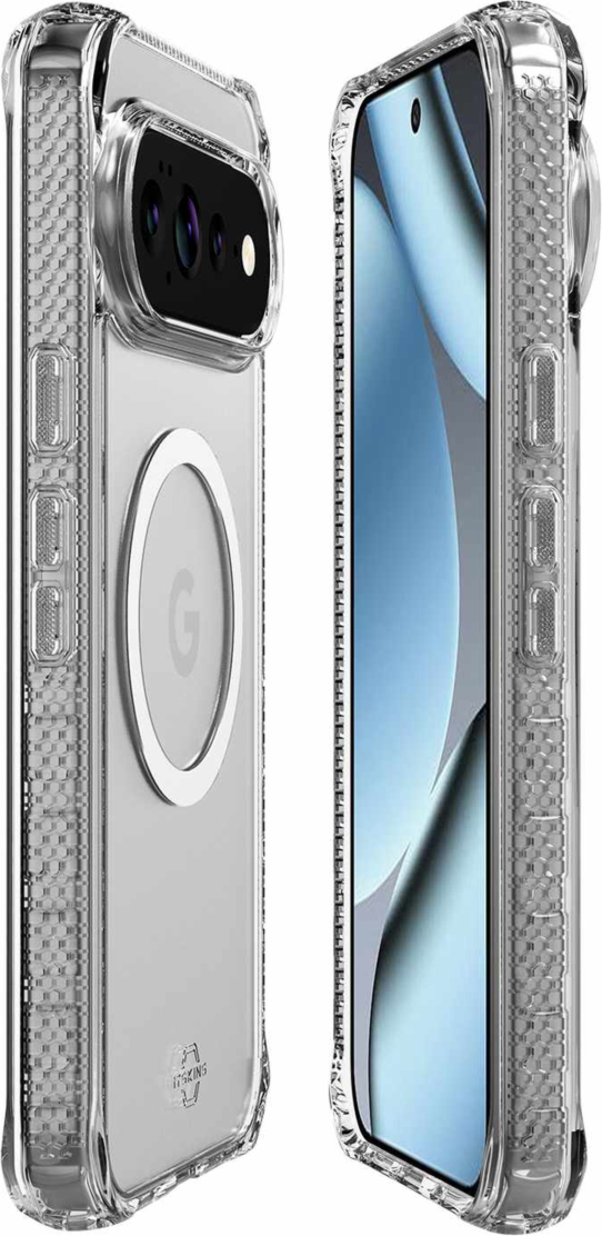 ITSKINS - Coque Hybrid_R transparente Magsafe pour Google Pixel 11 Pro XL - Transparent