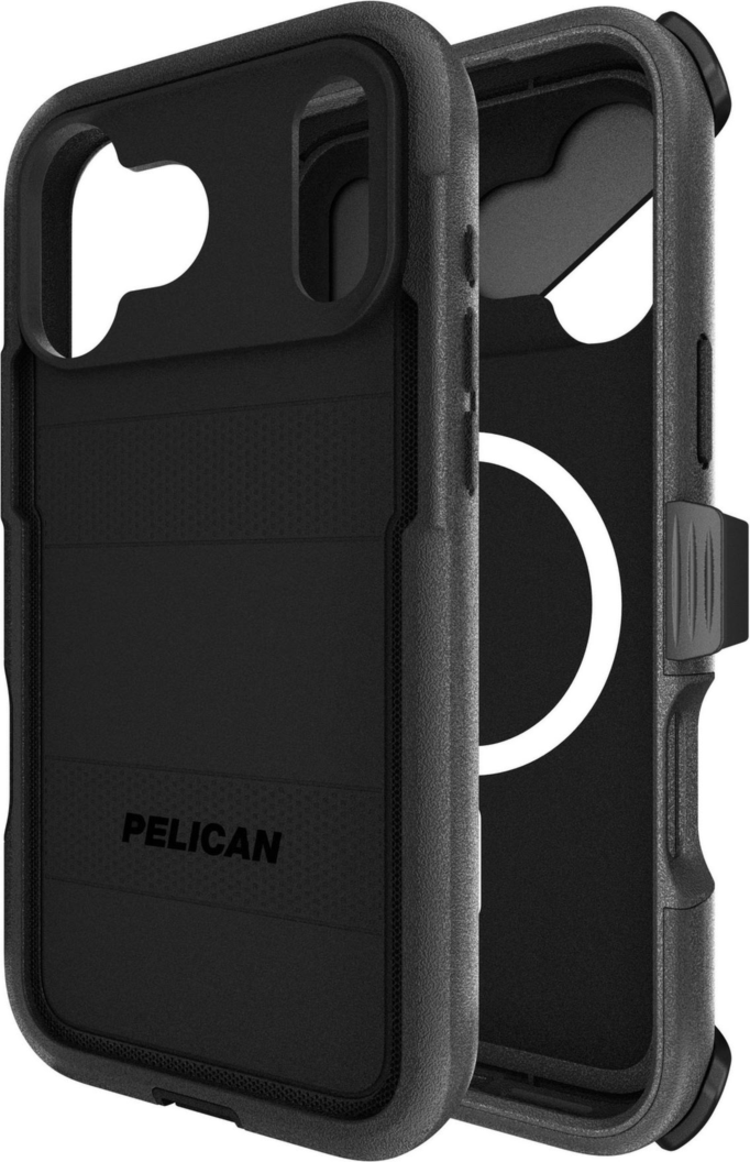 Pelican - Voyager MagSafe Case with Holster for Apple iPhone 17 Pro - Black
