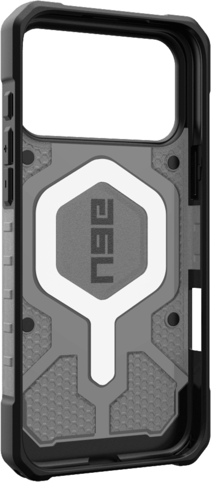 Urban Armor Gear (UAG) - Pathfinder Clear MagSafe Case for Apple iPhone 17 Pro Max - Ash and Black