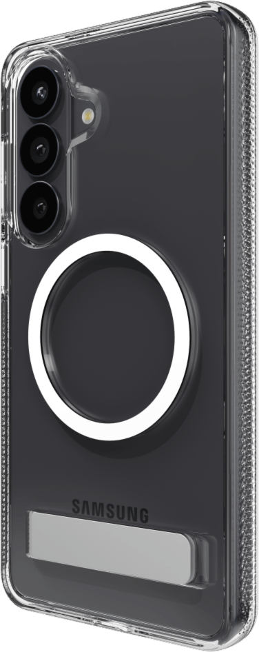 ZAGG - Coque Snap Case avec support intégré pour Samsung Galaxy S26 Plus - Transparente