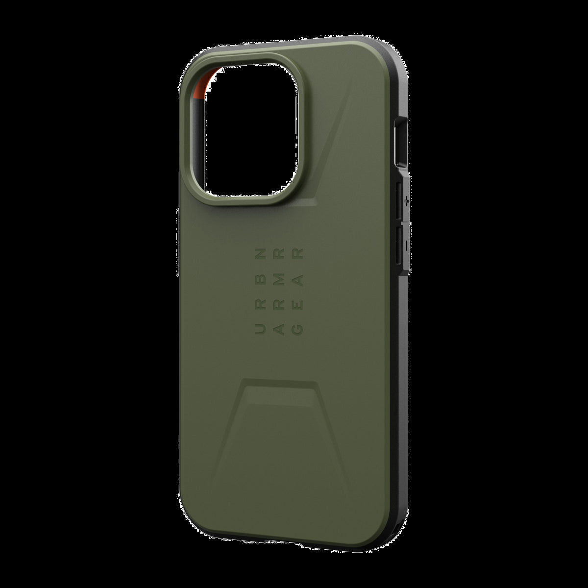 The modern yet rugged UAG Civilian case features shock absorbing construction in a lightweight design that is compatible with MagSafe charging.