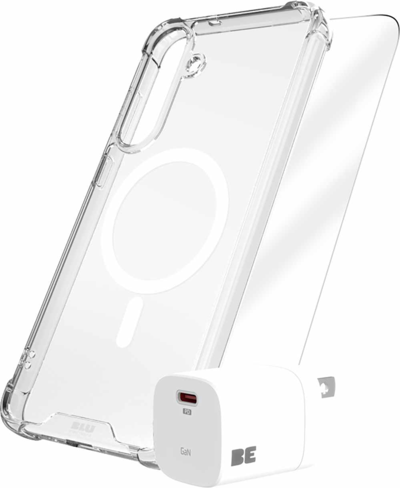 Blu Element - Total Protection w/Magnets Bundle for Samsung Galaxy S26 FE clear