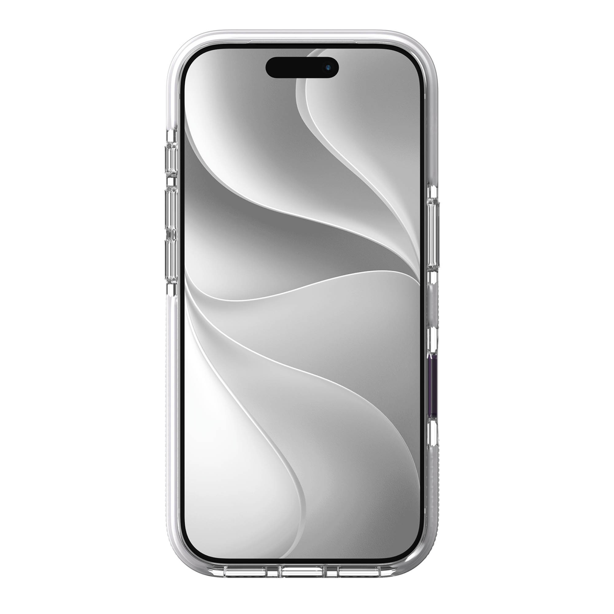 The ZAGG Santa Cruz Snap is a transparent case with pops of color that accent its design. It offers 13-foot drop protection, a sturdy kickstand that folds flush with the case, and is MagSafe compatible.