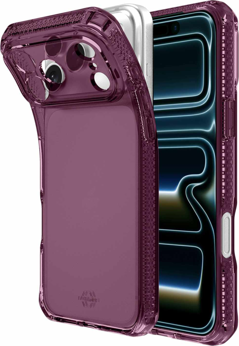 ITSKINS - Spectrum_R Clear Case Plum for iPhone 18 Pro Max/17 Pro Max
