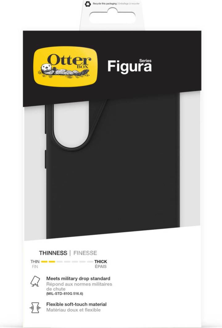 The OtterBox Figura Series blends a velvety-soft feel with ultra-slim protection, military-grade drop defense, and raised edges to guard the screen and camera.