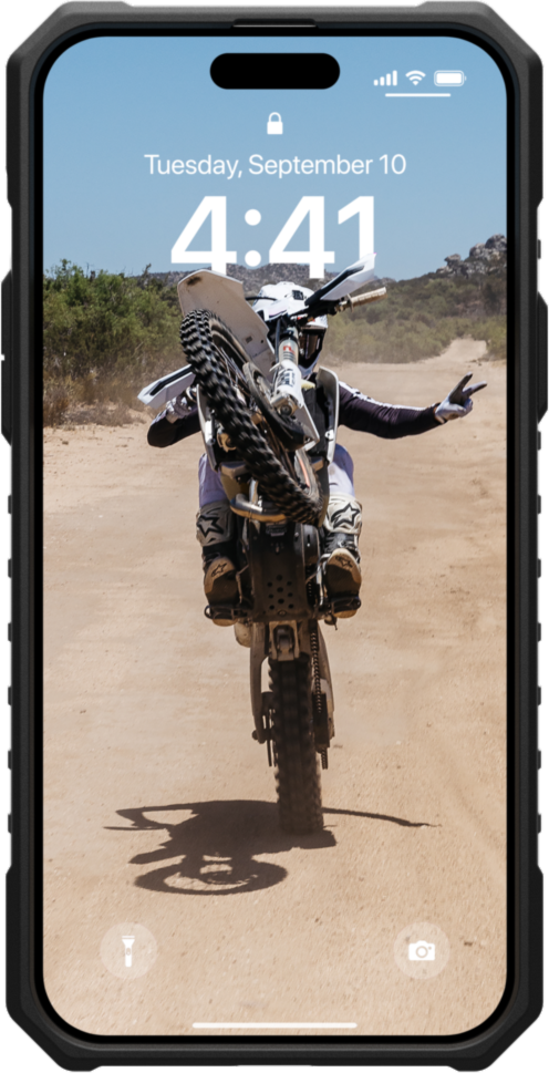 Designed with action and adventure in mind, the UAG Pathfinder case with MagSafe provides serious protection with a modern classic look.