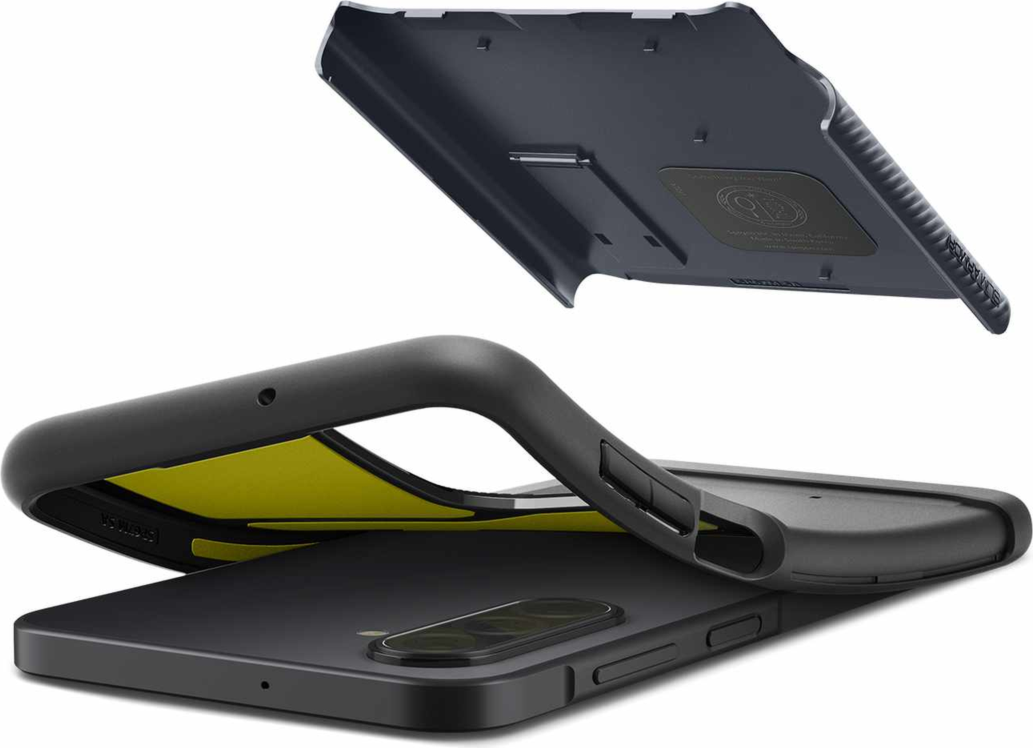 Spigen ACS10109 Étui Core Armor Noir Mat pour Samsung Galaxy A17 5G