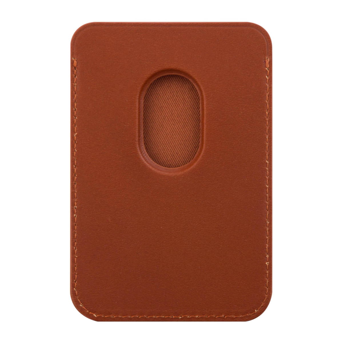 DBRAMANTE1928 LEATHER MAGSAFE WALLET- TAN