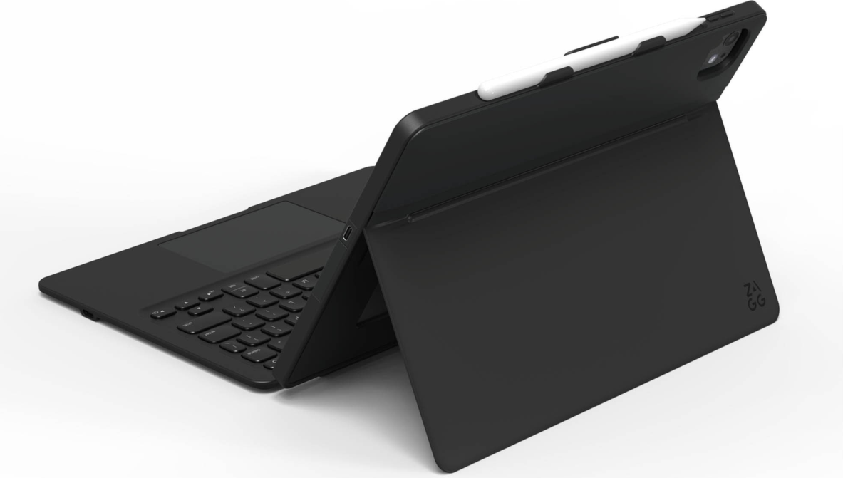Drop-tested to protect up to 6.6 feet, the ZAGG Pro Keys 2 Keyboard features backlit, laptop-style keys, multi-device pairing, a detachable keyboard, adjustable stand, stylus holder, and more.