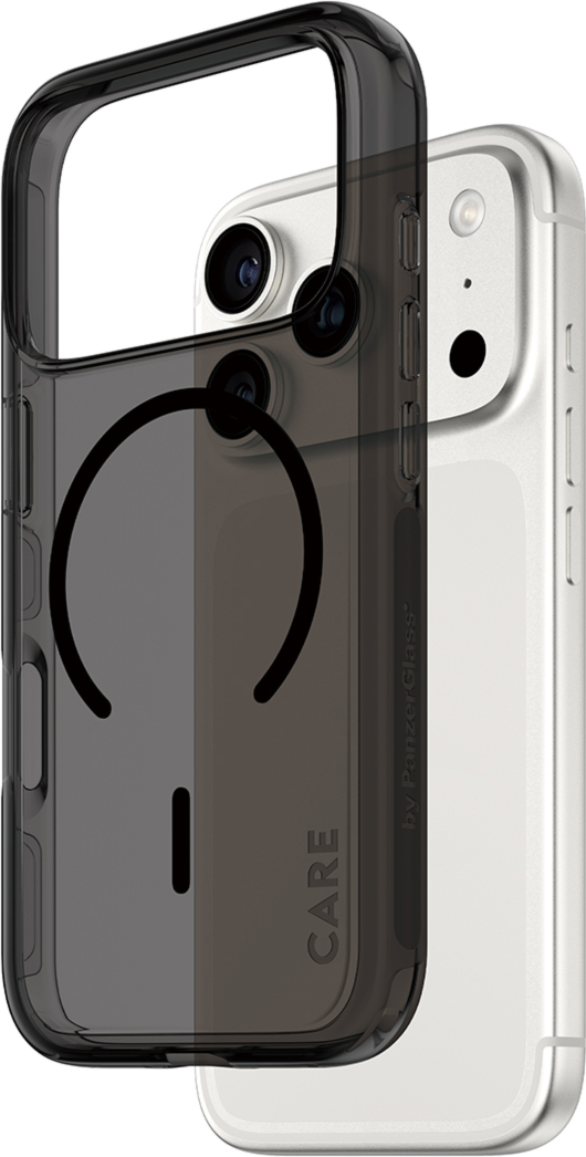PanzerGlass CARE Smokey MagSafe iPhone 18 Pro/17 Pro - Black - EN