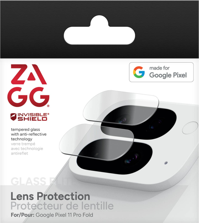 The InvisibleShield ZAGG Glass Elite AR Lens Protector is designed to safeguard the phone camera lenses while offering anti-reflective technology and precise fit.