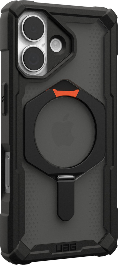 UAG 114526114097 Étui Robuste Plasma XTE MagSafe Black/Pop Orange pour iPhone 17