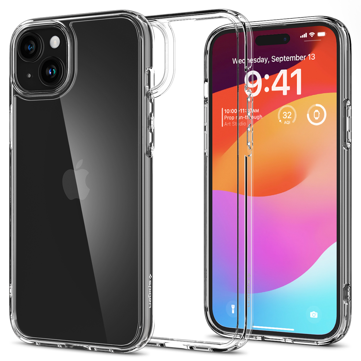 Spigen Crystal Hybrid for iPhone 15 Plus - Crystal Clear