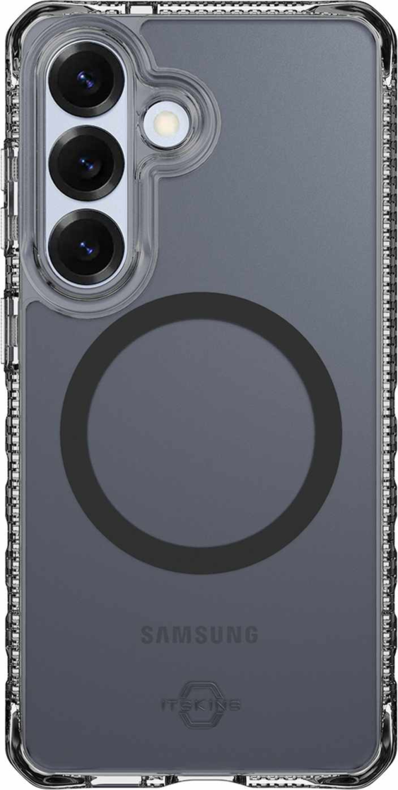 ITSKINS SGYRHBVARSMOK Étui Hybrid_R Vapor avec Magnets Smoke pour Samsung Galaxy S26