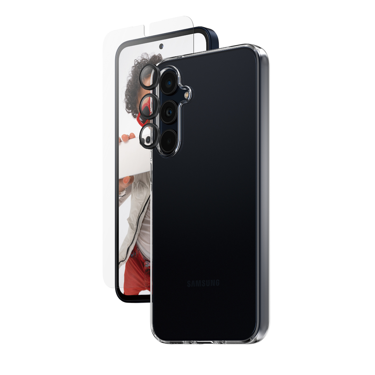 PanzerGlass Safe 3-in-1 Bundle for Samsung A35 - Clear