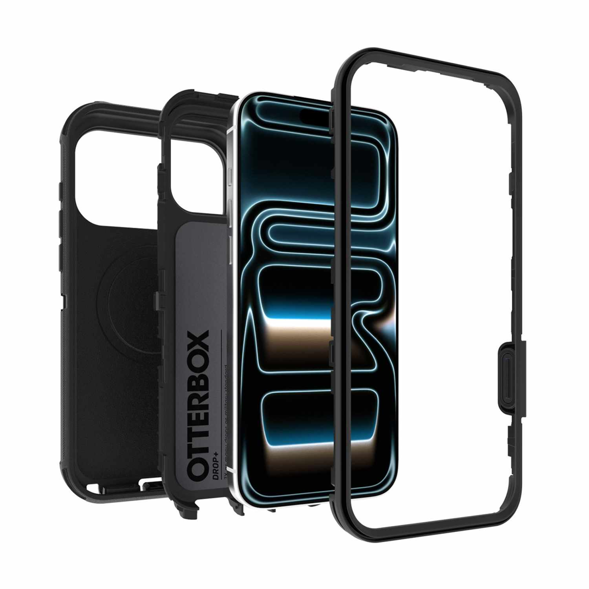 OtterBox - Defender Pro MagSafe Case Black for iPhone 18 Pro Max in Bulk Packaging