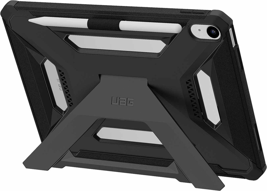 UAG 124495114040 Étui Scout+ avec Béquille Noir pour iPad 11 2025 (11e Gén)/iPad 10.9 2022 (10e Gén)