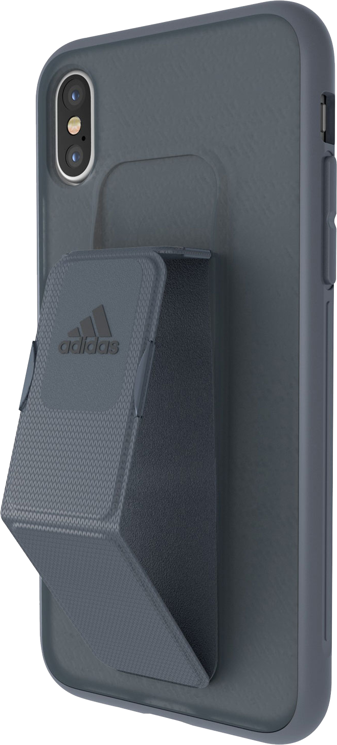 iPhone XS/X ADIDAS Black Grip Snap Case