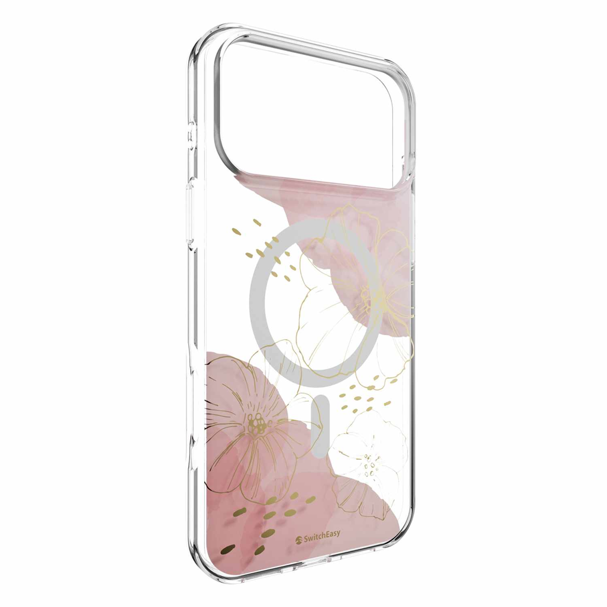 SwitchEasy - Fleur M3D Patterned Protective Case Gold for iPhone 18 Pro Max/17 Pro Max