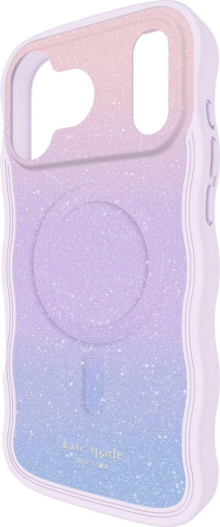 Kate Spade - Wavy MagSafe Case Opal Glitter for iPhone 17 Pro Max