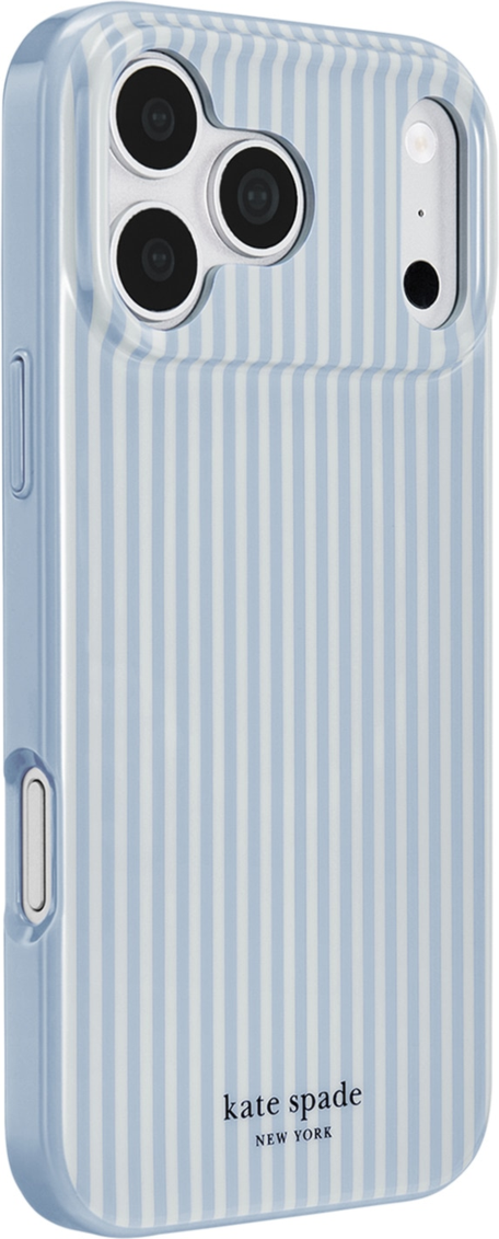 Kate Spade - Protective MagSafe Case Stripe Diamond Blue for iPhone 18 Pro/17 Pro