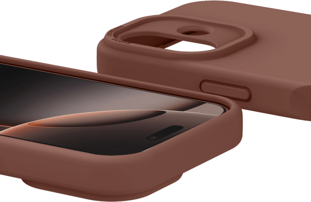 Avana AP7NAVSIKMOCC Velvet MagSafe Case Mocha pour iPhone 17