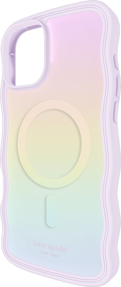 Kate Spade KS054392 Étui Wavy avec MagSafe Opal Iridescent pour iPhone 16 Plus