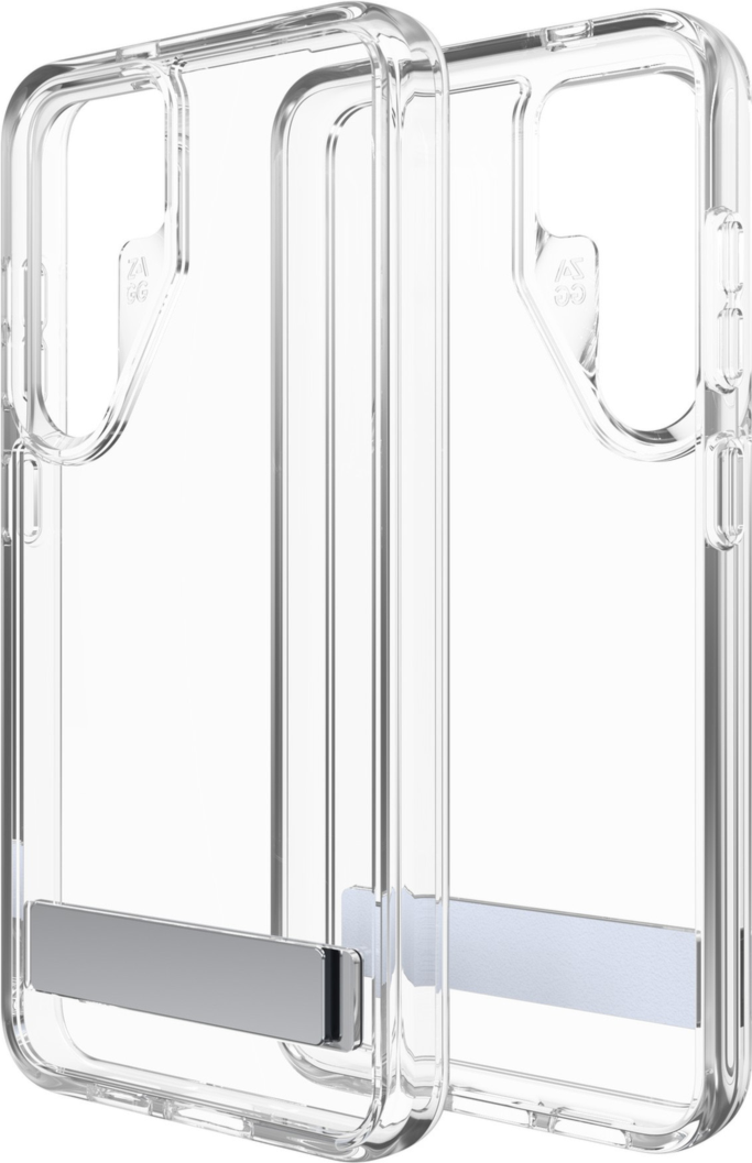 <p>Strengthened with Graphene, ZAGG's Crystal Palace Snap series case with kickstand combines an ultra-slim, crystal-clear profile with up to 13 ft of drop protection.</p>