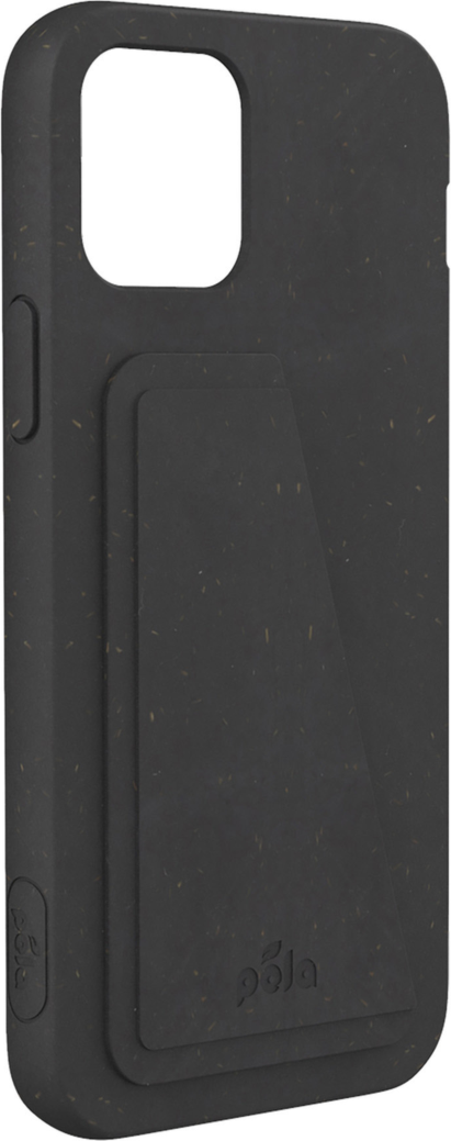 Pela étui portefeuille écolo compostable - iPhone 12/12 Pro, noir