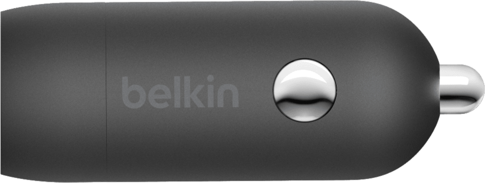 BoostCharge 30W USB-C PD PPS Car Charger and USB-C to USB-C Cable Black