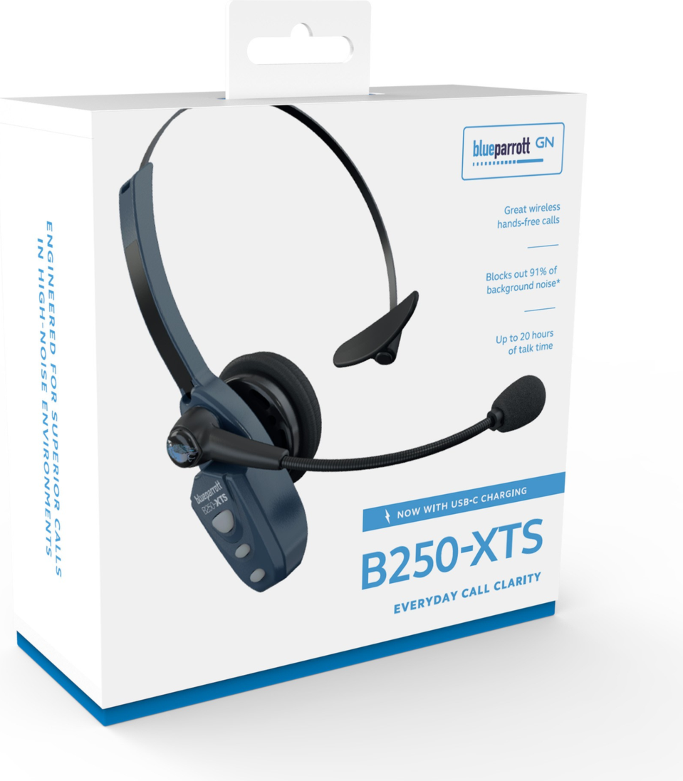BlueParrott B250-XTS SE Wireless Headset - Blue
