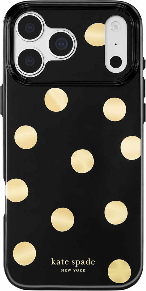 Kate Spade - Coque protectrice MagSafe Metallic Classic Dot pour iPhone 18 Pro Max/17 Pro Max