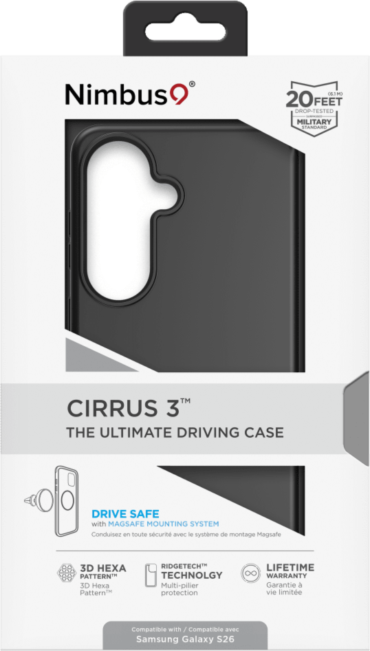Nimbus9 - Étui Cirrus 3 MagSafe pour Samsung Galaxy S26 - Noir