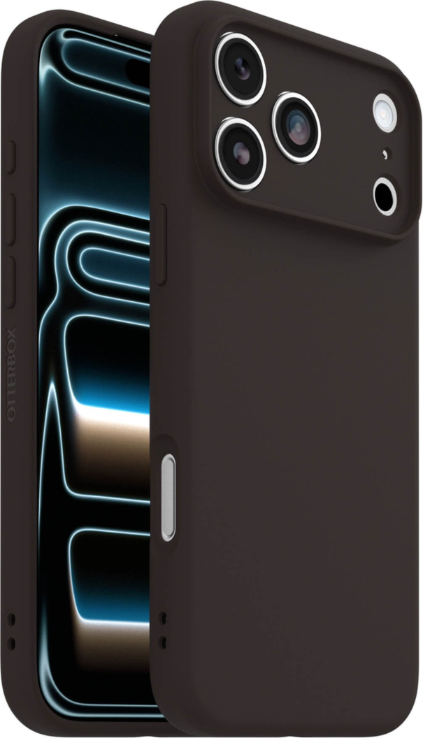 The OtterBox Figura Series blends a velvety-soft feel with ultra-slim protection, military-grade drop defense, MagSafe compatibility, and raised edges to guard the screen and camera.