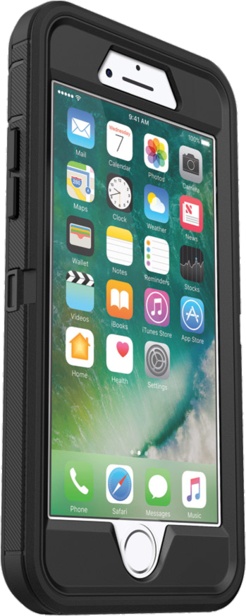 OtterBox iPhone SE/8/7 Defender Case - Black