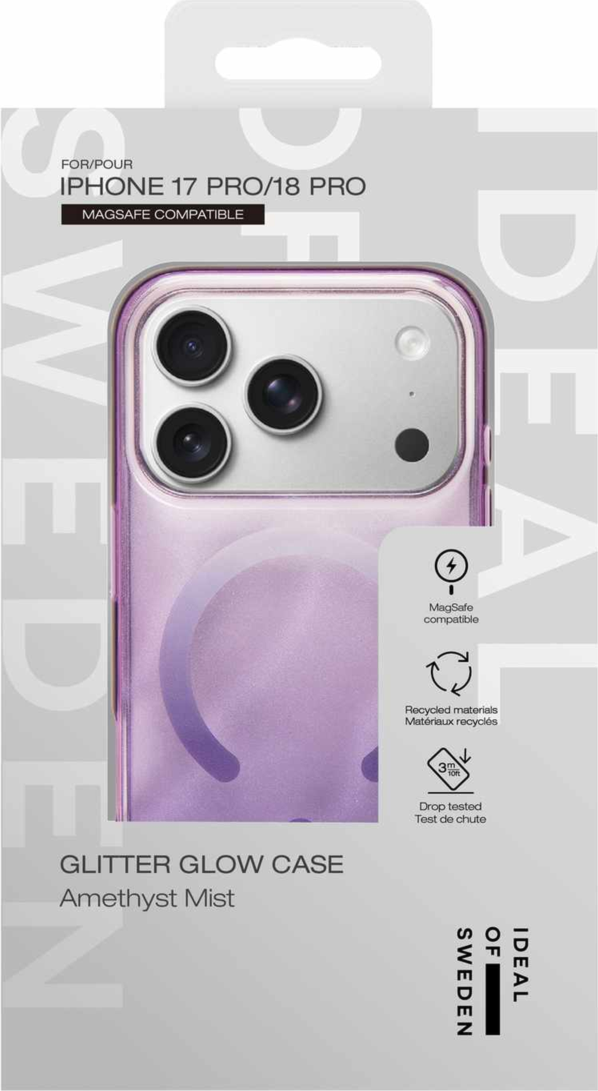 Ideal of Sweden - Étui Clear MagSafe Cherry Crush pour iPhone 18 Pro/17 Pro