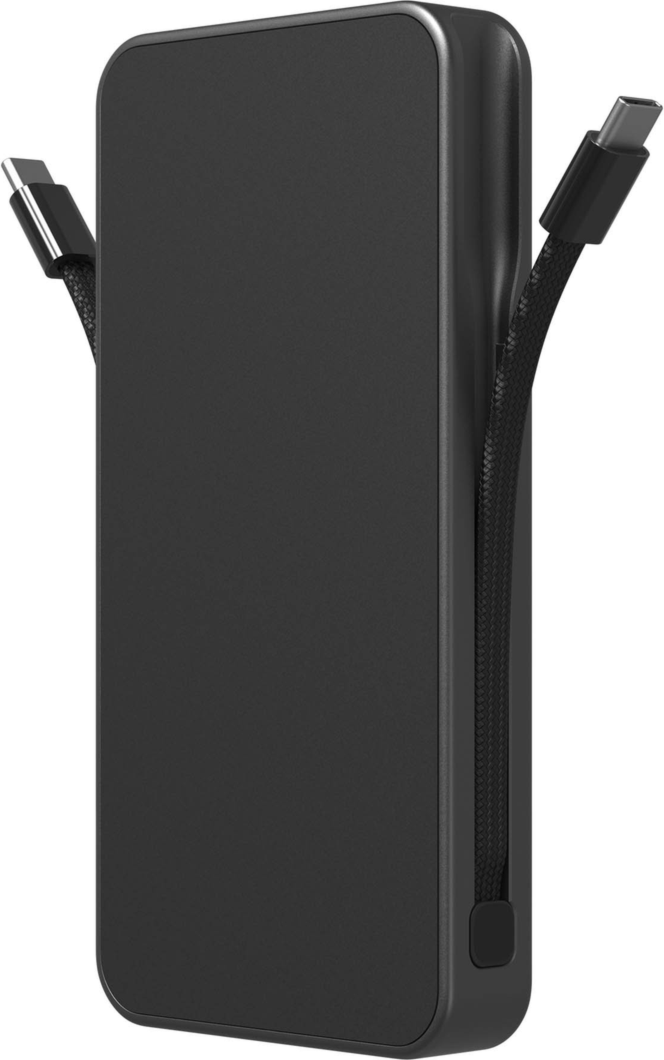 Mophie 10,000 mAh Powerstation Plus Ultra delivers up to 30W fast charging with two integrated USB-C cables, three-device charging, and a premium travel-ready design.