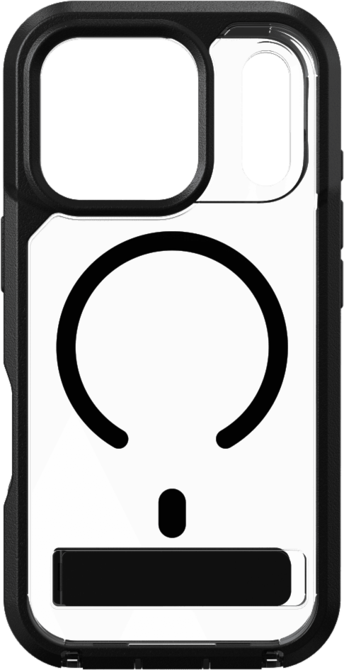 ZAGG - Étui Rainier Snap MagSafe avec béquille pour Apple iPhone 18 Pro/17 Pro - Noir