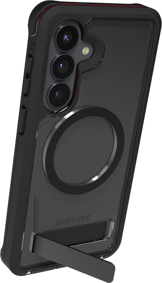 ZAGG - Étui Rainier Snap avec support pour Samsung Galaxy S26 Plus - Noir fumé