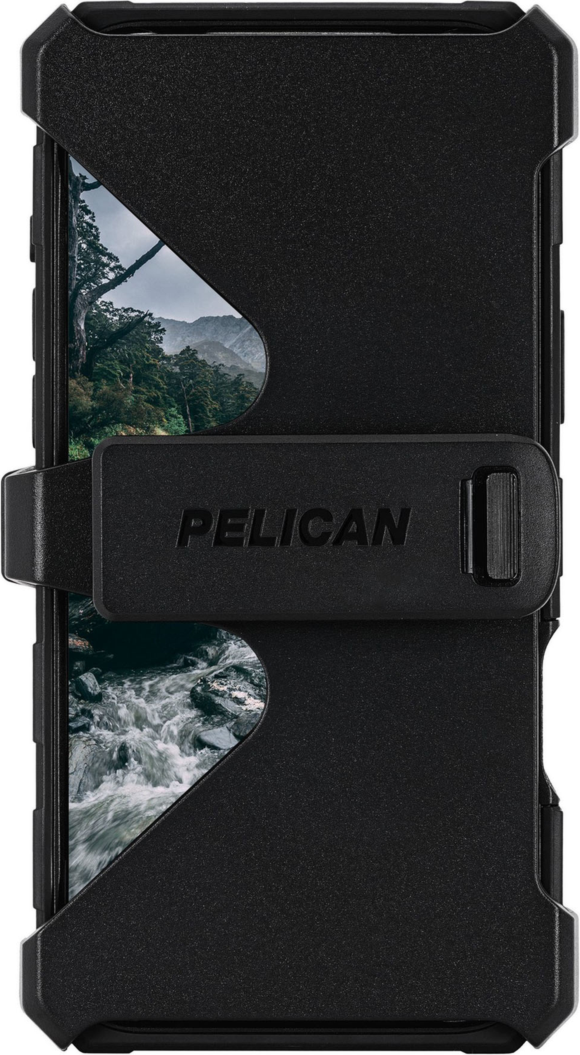 <p>The Pelican Shield MagSafe Case offers 24-foot drop protection, featuring a dual-layer defense, carbon fiber, a textured grip, a versatile belt clip/stand, and MagSafe charging compatibility.</p>