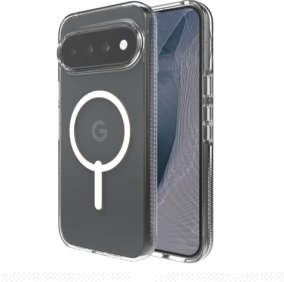 Strengthened with Graphene, ZAGG's Crystal Palace Snap series case combines a slim, crystal-clear profile with up to 13 ft drop protection and strong built-in magnets for magnetic accessories.