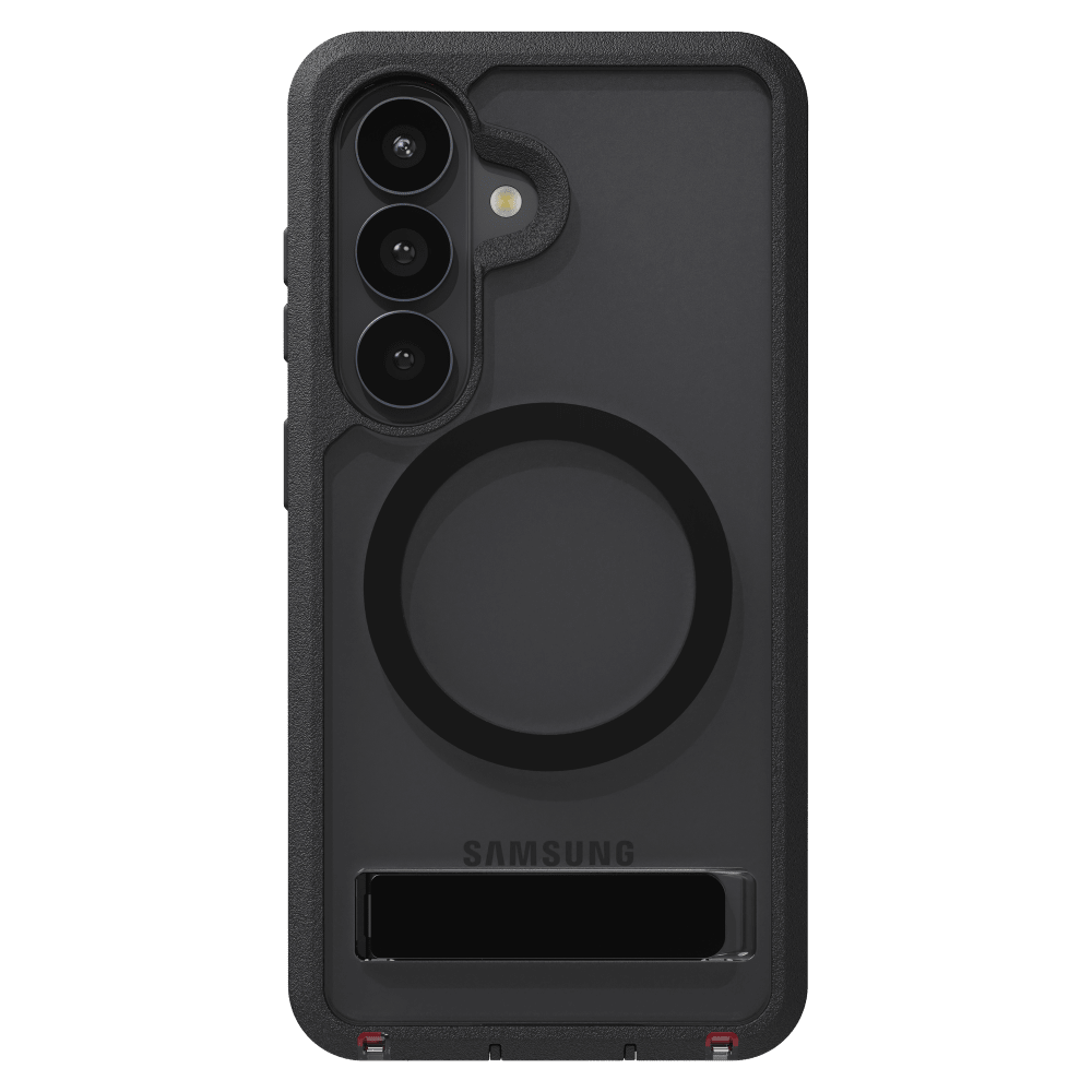 ZAGG - Étui Rainier Snap avec support pour Samsung Galaxy S26 - Noir fumé