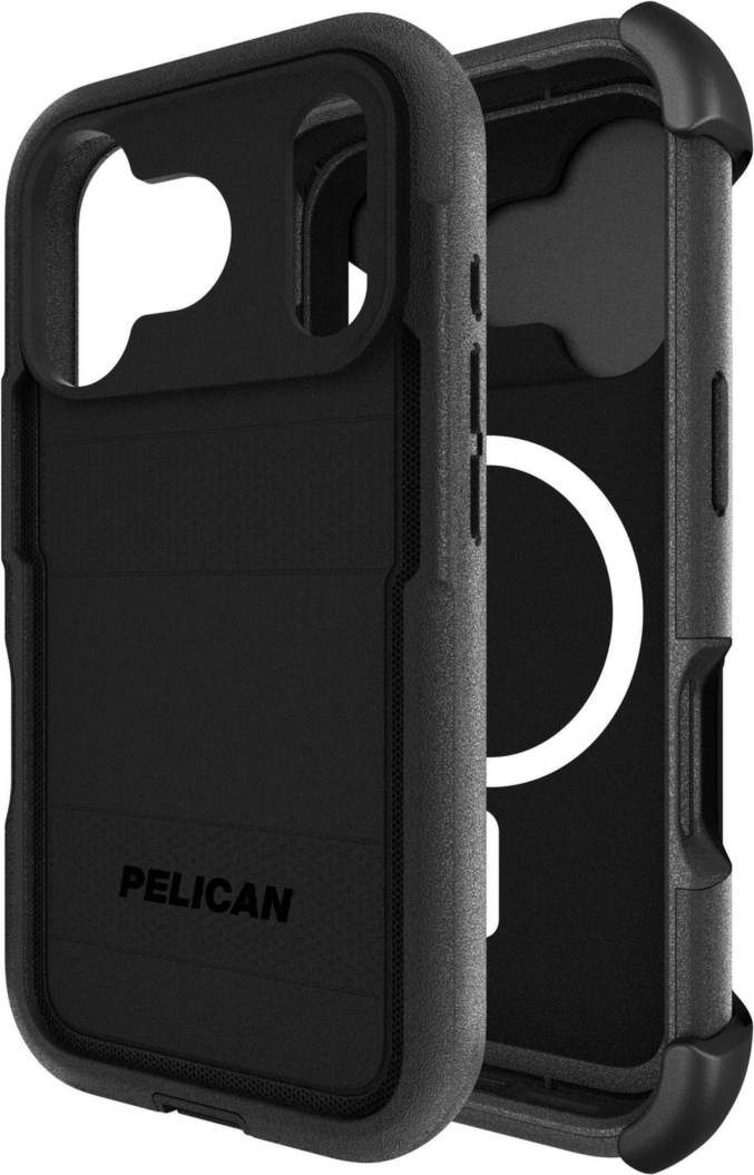 Pelican - Voyager MagSafe Case with Holster for Apple iPhone 17 Pro Max - Black
