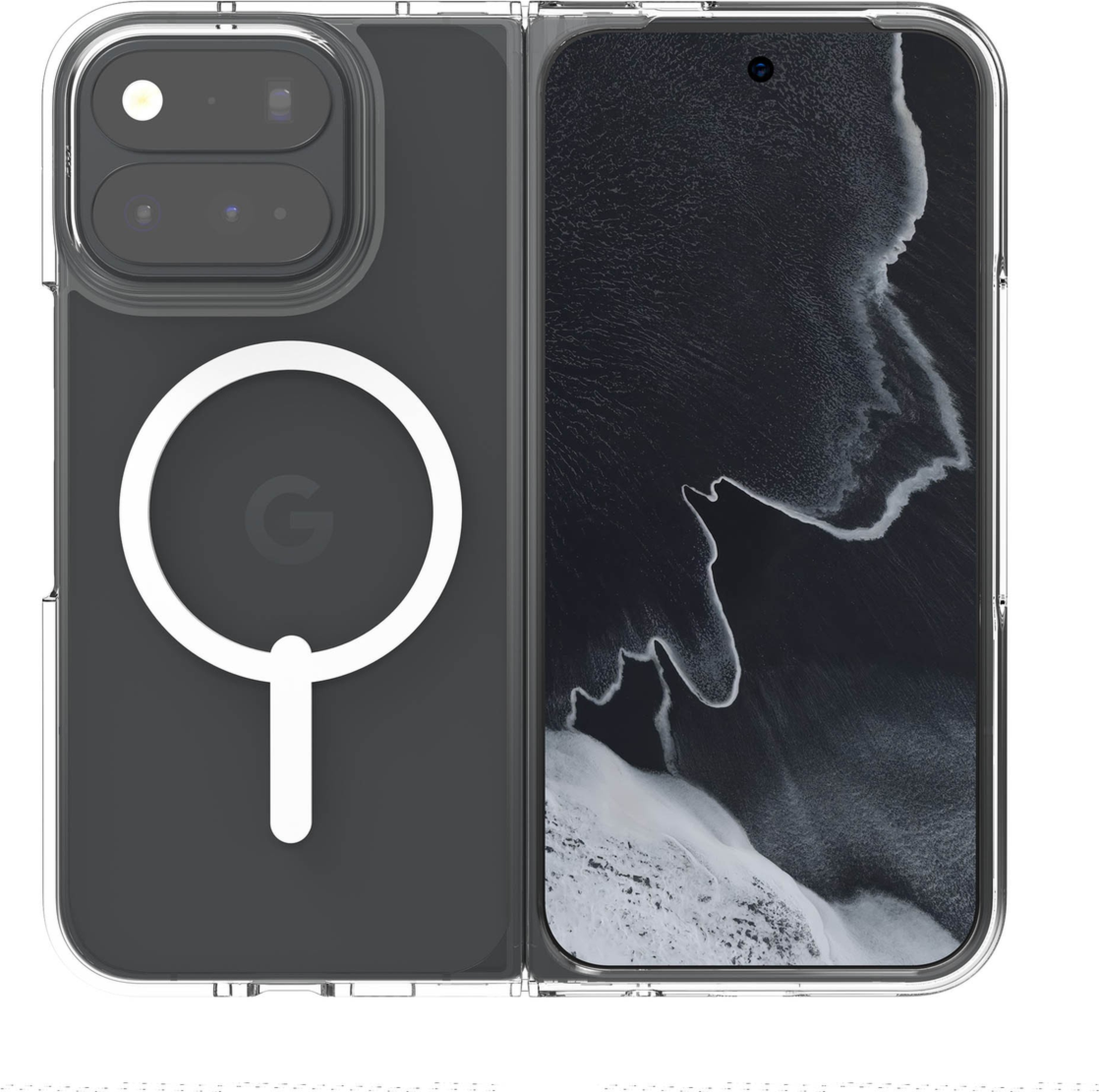Strengthened with Graphene, the ZAGG Crystal Palace Snap Lite case combines an ultra-thin, crystal-clear profile with up to 10 ft drop protection and strong built-in magnets for magnetic accessories.