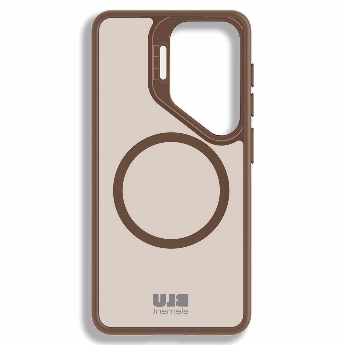 Blu Element BECKS2610 Étui Chromatic Kick avec Magnets Brun pour Samsung Galaxy S26+