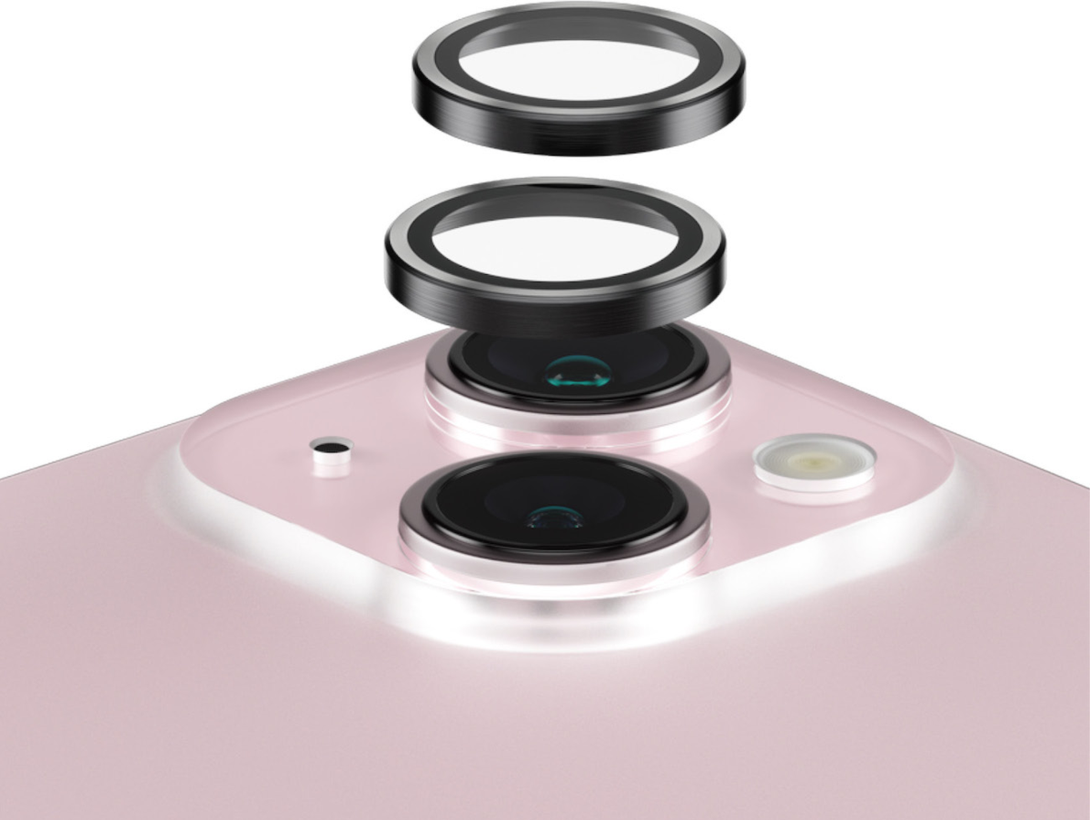 PanzerGlass Camera Lens Protector Hoops for iPhone 15/15 Plus - Clear