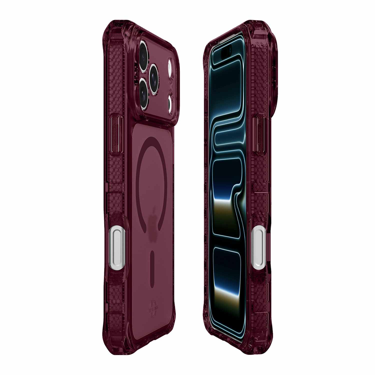 ITSKINS - Hybrid_R Vapor MagSafe Case Plum for iPhone 18 Pro/17 Pro