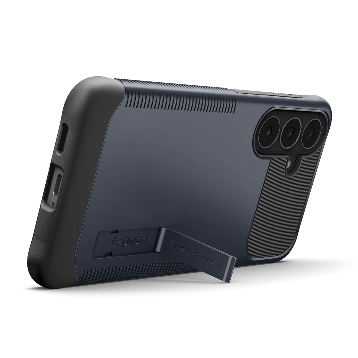 The Slim Armor MagFit delivers dual-layer PC and TPU protection with military-grade drop defense, built-in magnets, and a kickstand for secure, hands-free use.